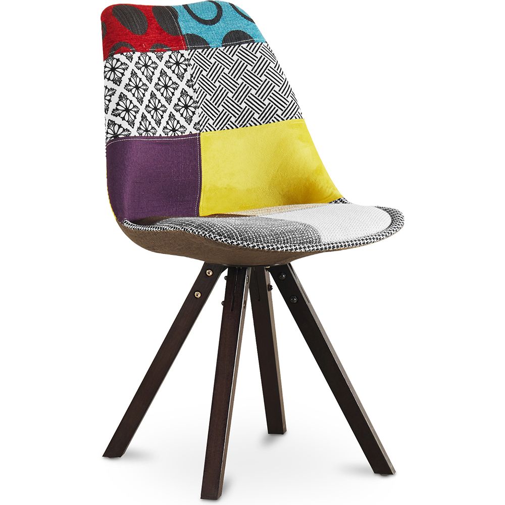 Silla de Comedor - Tapizada en Patchwork - Ray image 8