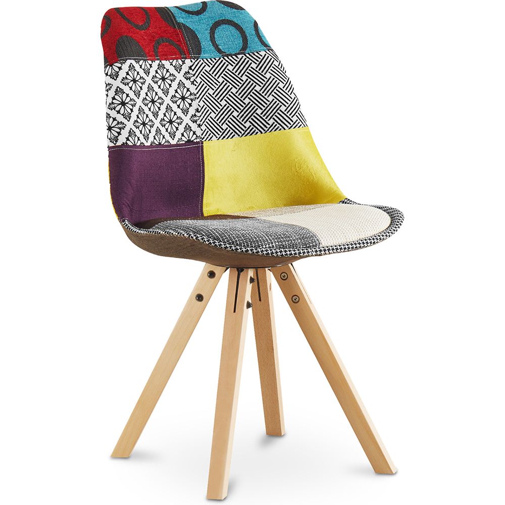 Eetkamerstoel - bekleed met patchwork - Ray image 8