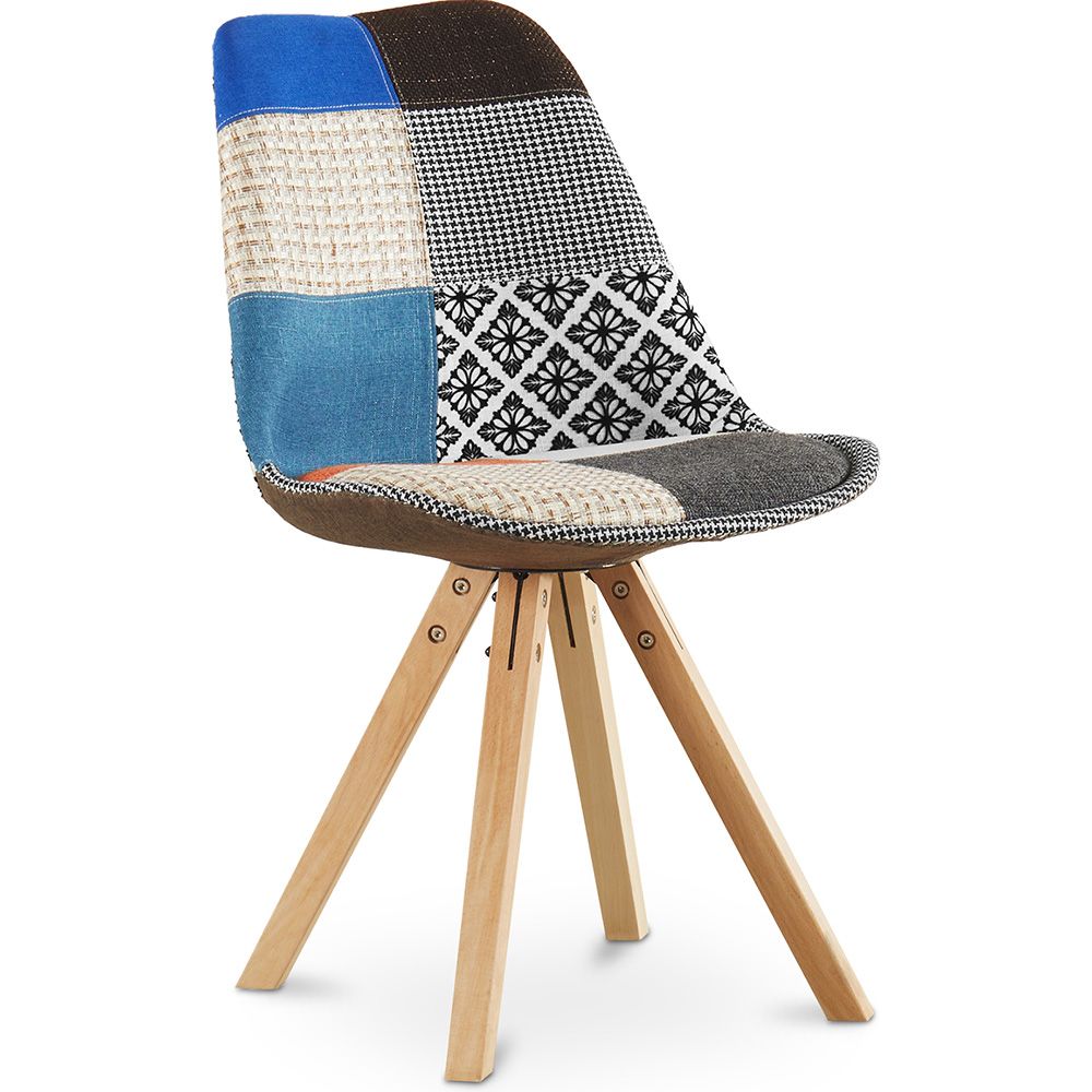 Eetkamerstoel - bekleed met patchwork - Pixi image 8