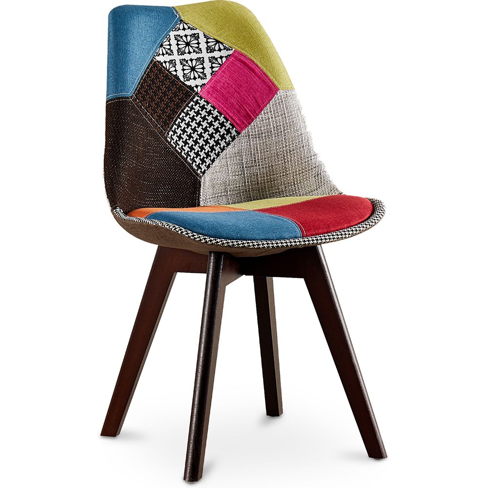 Eetkamerstoel - bekleed met patchwork - Simona image 8