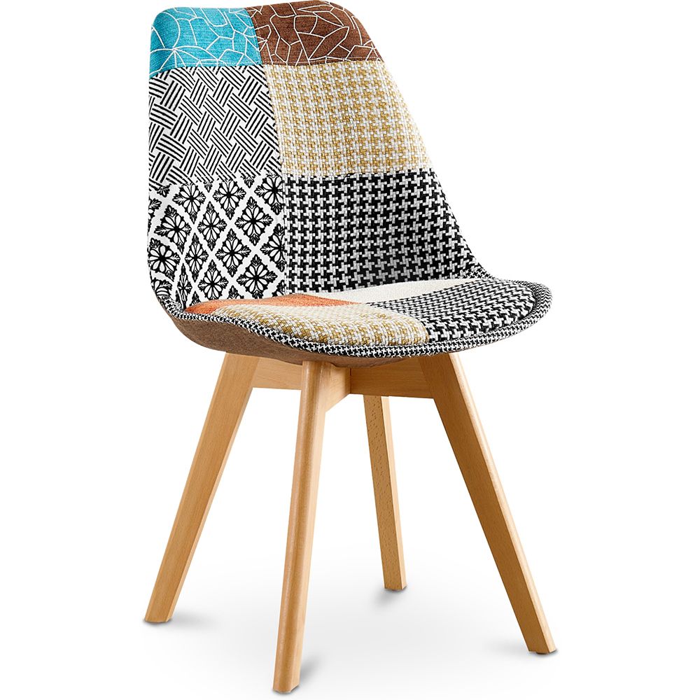 Eetkamerstoel - bekleed met patchwork - nieuwe editie - Patty image 8