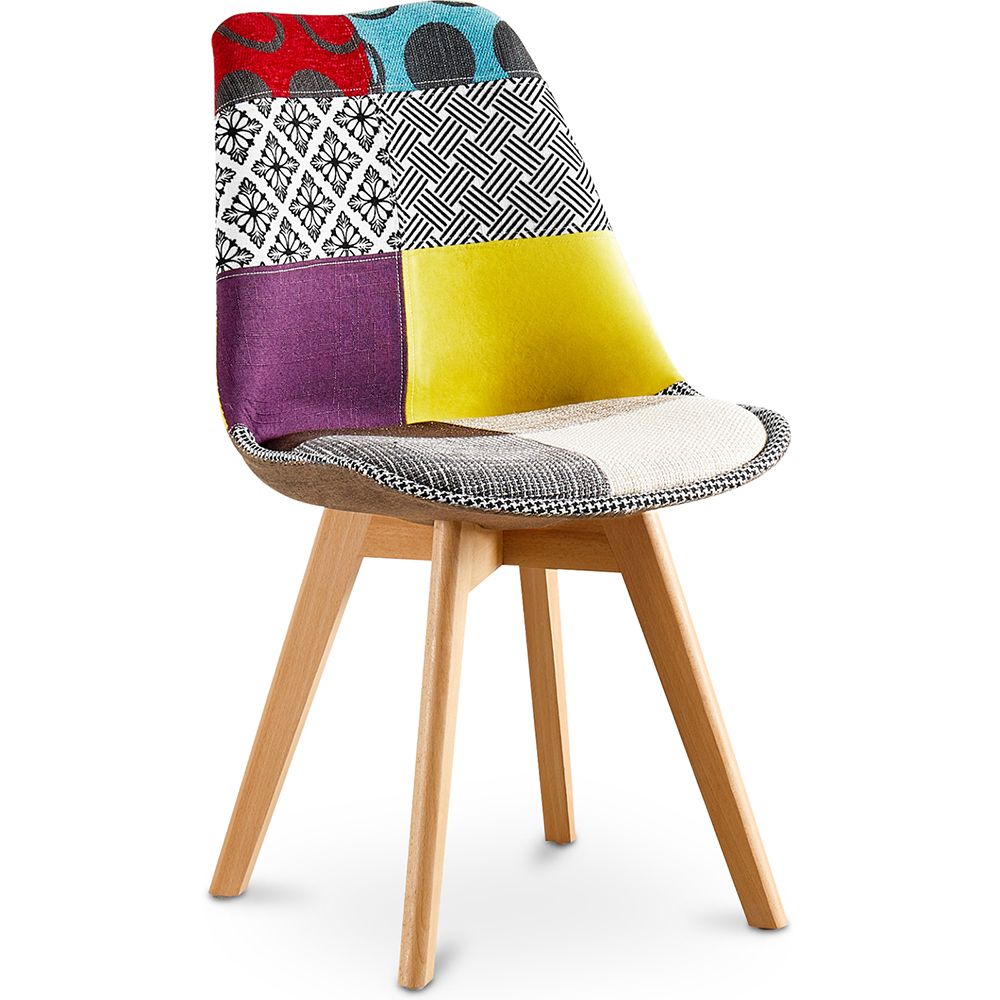 Eetkamerstoel - bekleed met patchwork - Ray image 8