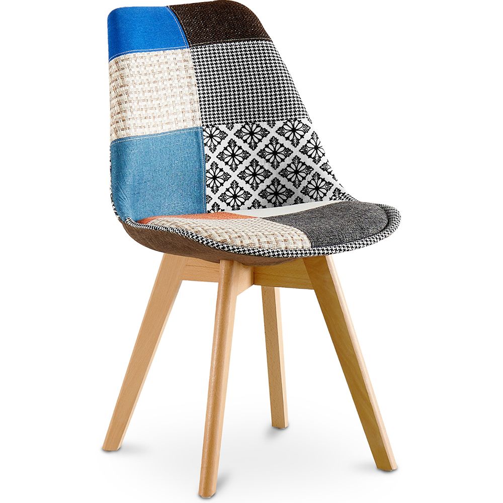 Eetkamerstoel - bekleed met patchwork - Pixi image 8