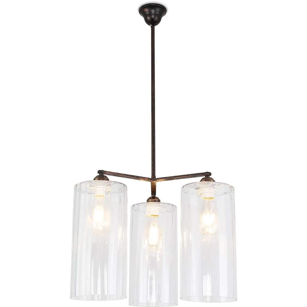 Kristallen plafondlamp - Hanglamp - 3 armen - Reg image 8