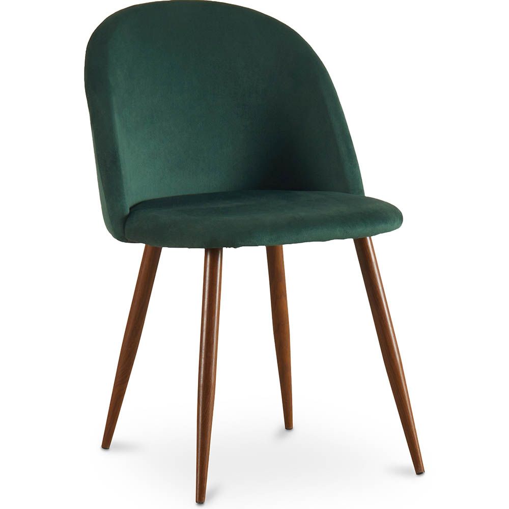 Eetkamerstoel - bekleed met fluweel - Scandinavisch design - Evelyne image 8