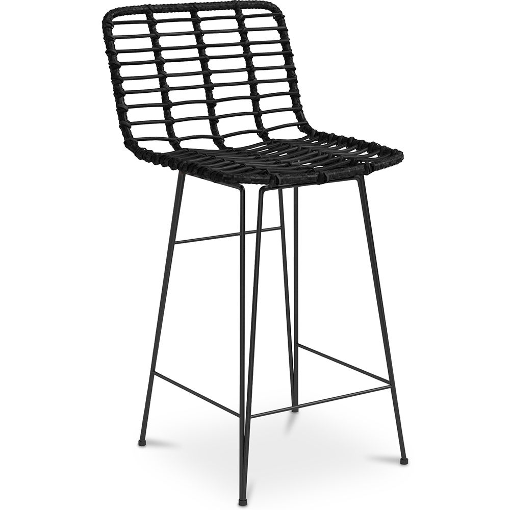 Rieten barkruk - Boho Bali Ontwerp -65cm - Catori image 8