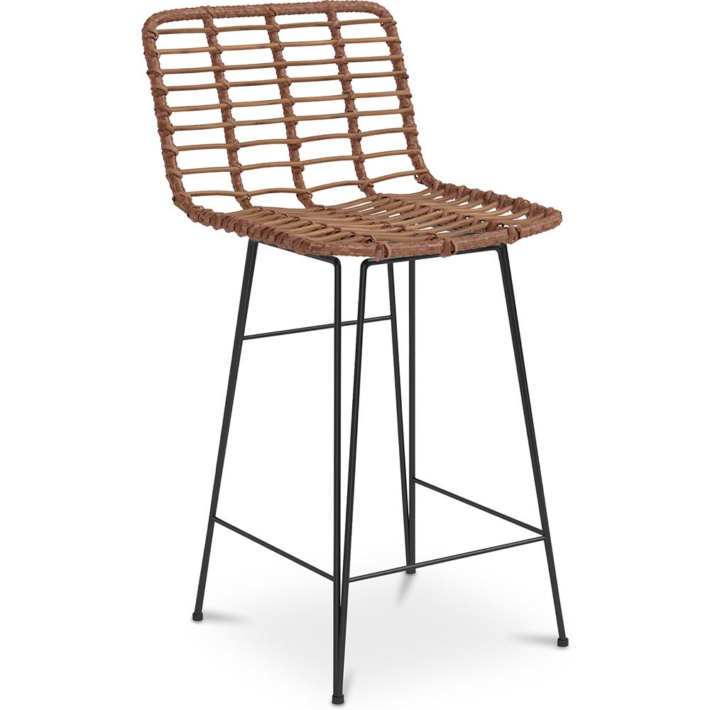Rieten barkruk - Boho Bali Ontwerp -65cm - Catori image 8