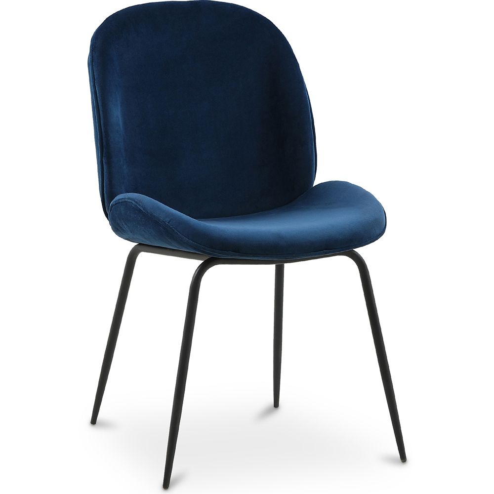 Eetkamerstoel - Bekleed met fluweel - Retro - Elias image 8