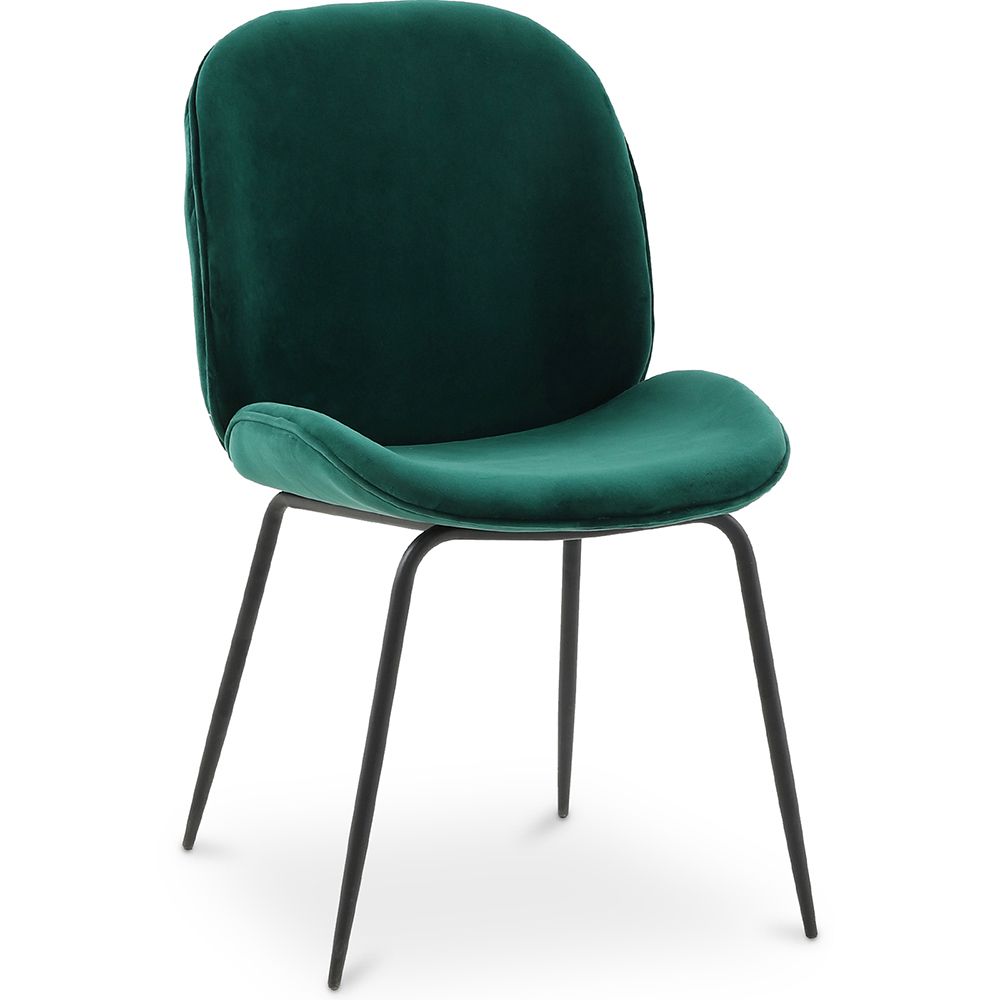 Eetkamerstoel - Bekleed met fluweel - Retro - Elias image 8
