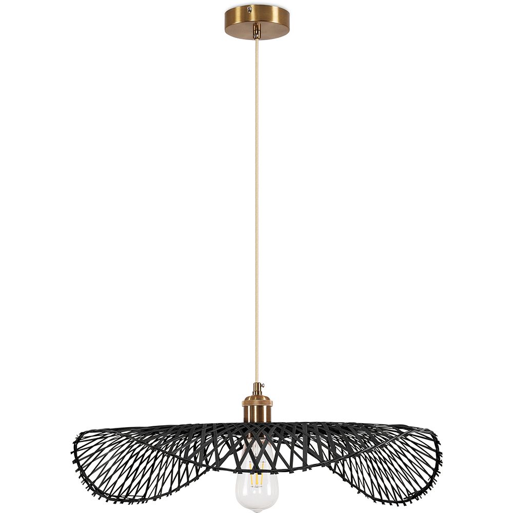 Bamboe Plafondlamp - Hanglamp Boho Bali Design - Bahati image 8