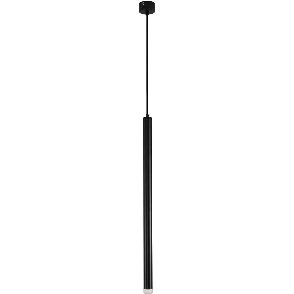 Plafondlamp LED Tube - Hanglamp in Zwart - 60cm - Bruna image 8