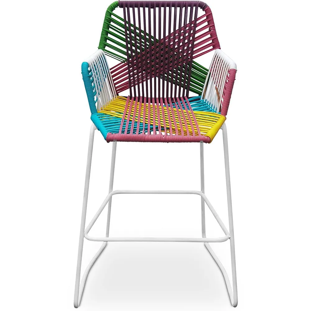 Rotan Boho Bali Design Kruk - 75cm - Tale image 8