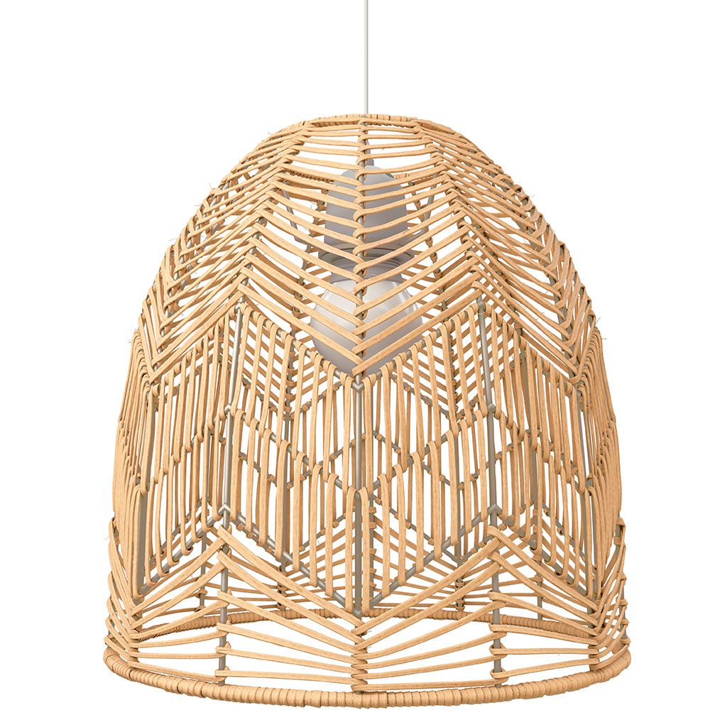 Rotan plafondlamp - Hanglamp Boho Bali Design - Bu image 8