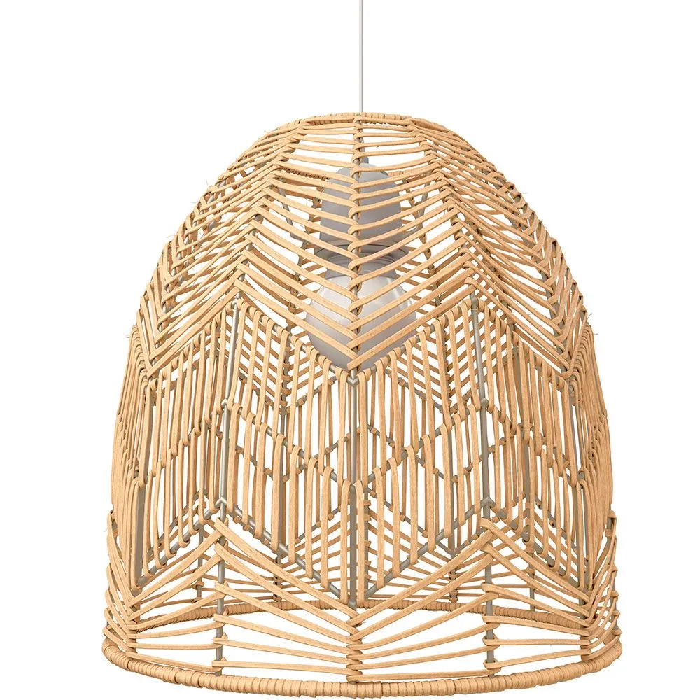 Rotan plafondlamp - Hanglamp Boho Bali Design - Bu image 8