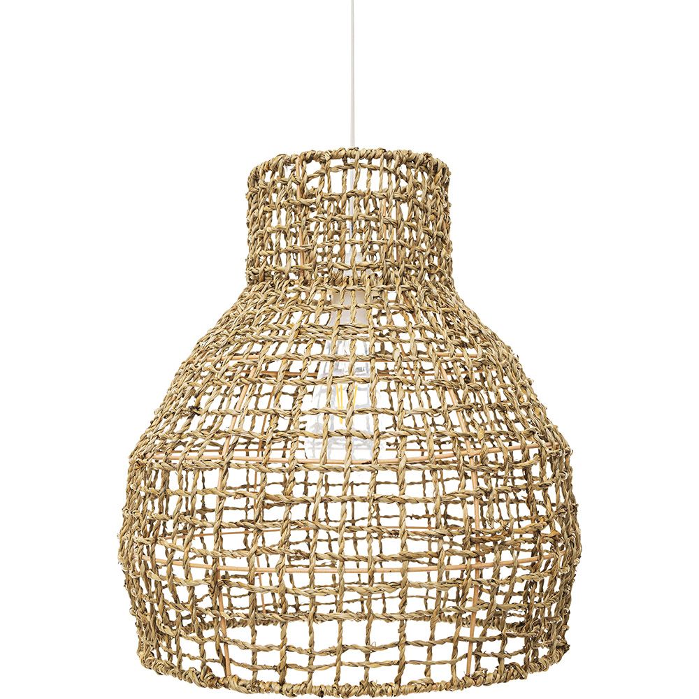 Rotan Plafondlamp - Hanglamp Boho Bali Design - Lan image 8