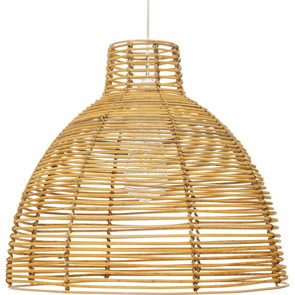 Rotan plafondlamp - Hanglamp Design Boho Bali - Can image 8