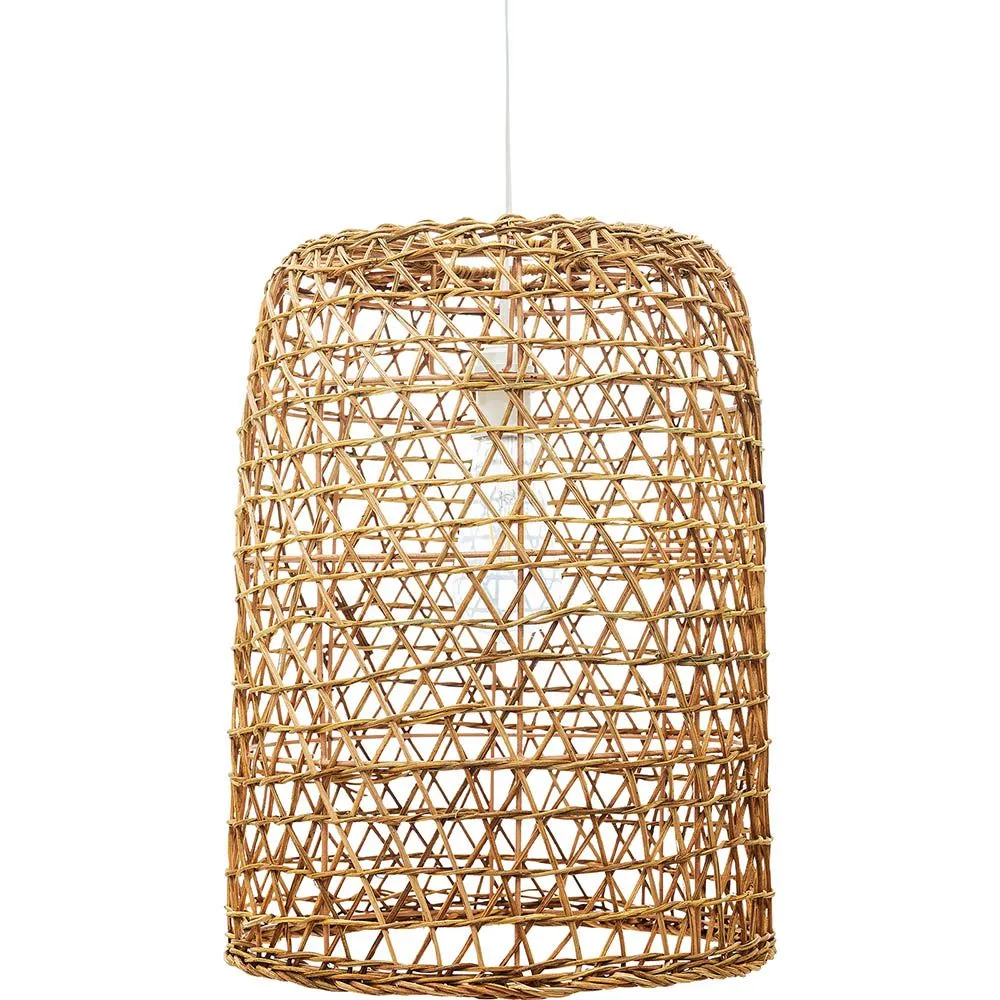 Rotan Plafondlamp - Hanglamp Boho Bali Design - Lian image 8