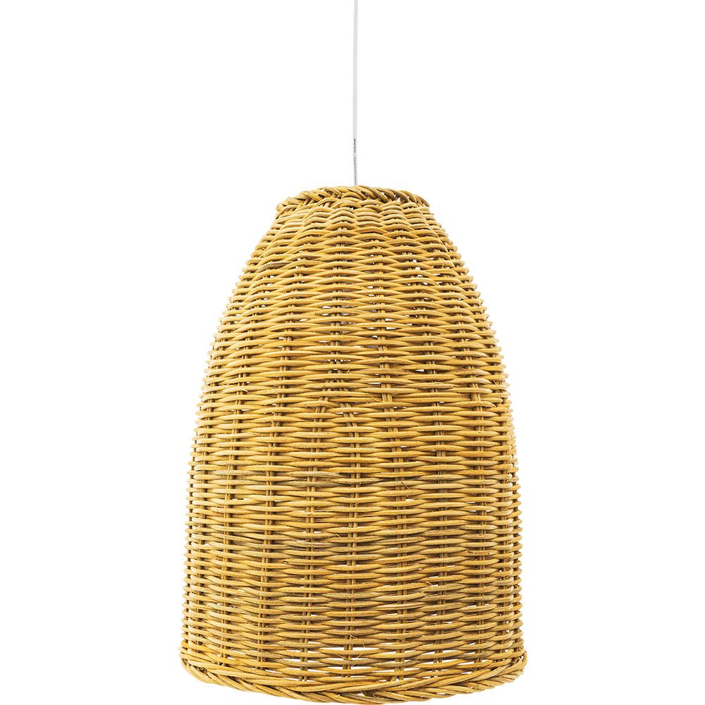 Rotan plafondlamp - Hanglamp Boho Bali Design - Lie image 8