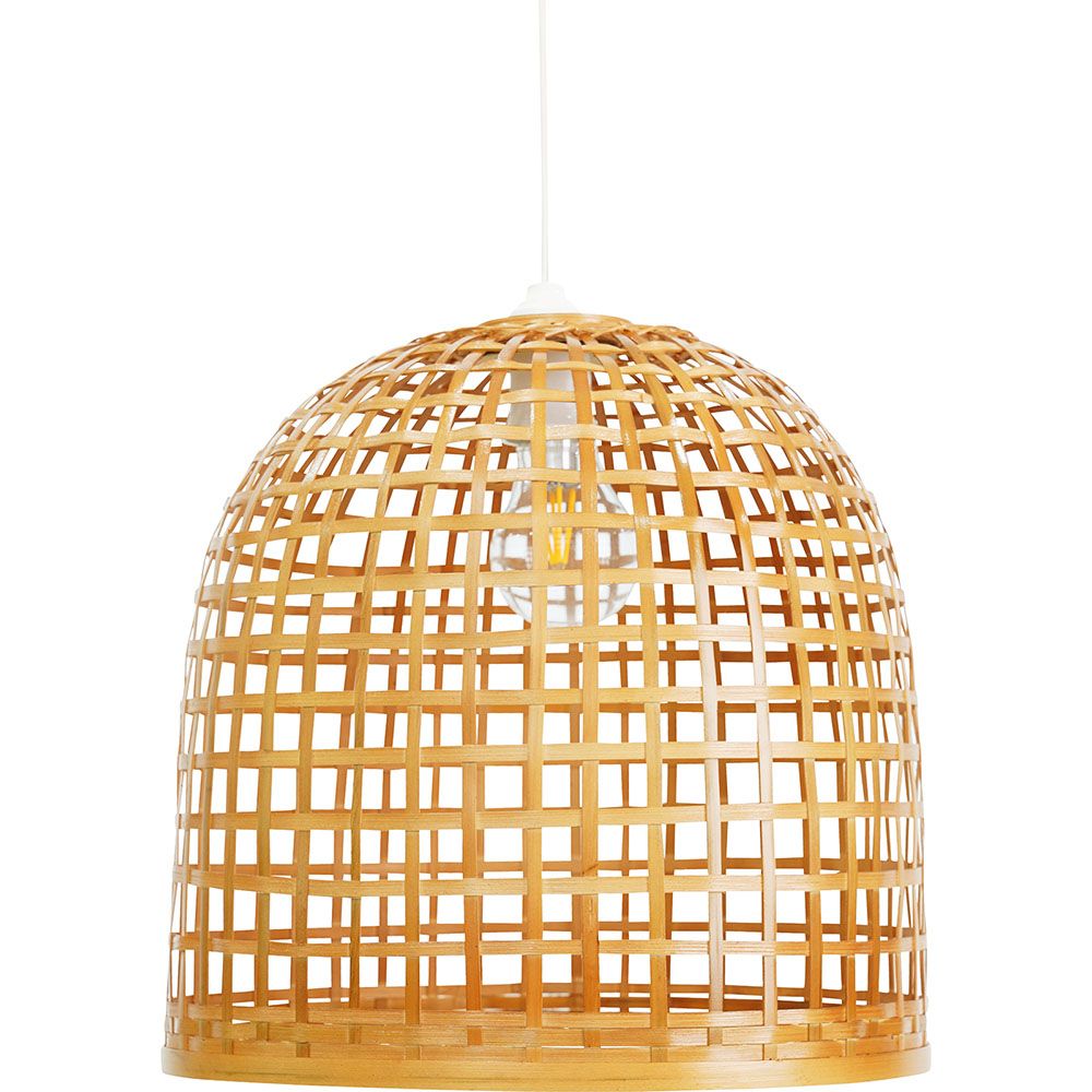 Bamboe plafondlamp - Design hanglamp Boho Bali - Thi image 8