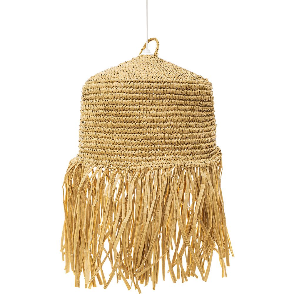 Raffia Plafondlamp - Design Hanglamp Boho Bali - Lanui image 8