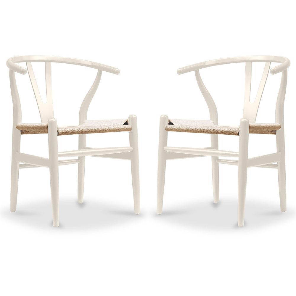 Set van 2 houten eetkamerstoelen - Scandinavische stijl - Wish image 8