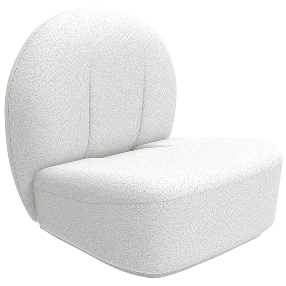 Design Fauteuil - Bekleed met Bouclé Stof - Loraine image 8