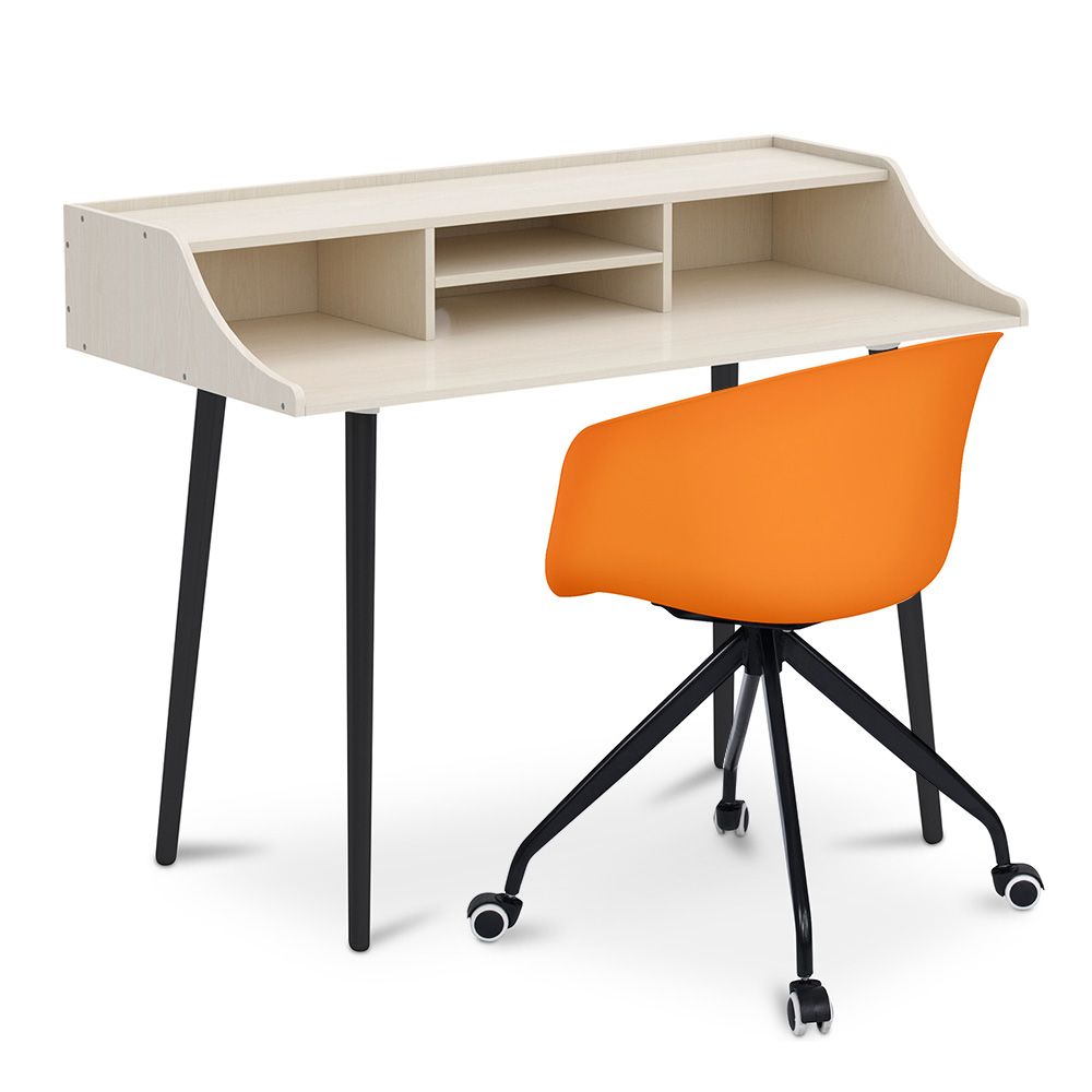 Houten Bureau - Scandinavisch Design -Torkel + Design Bureaustoel - Joan image 8
