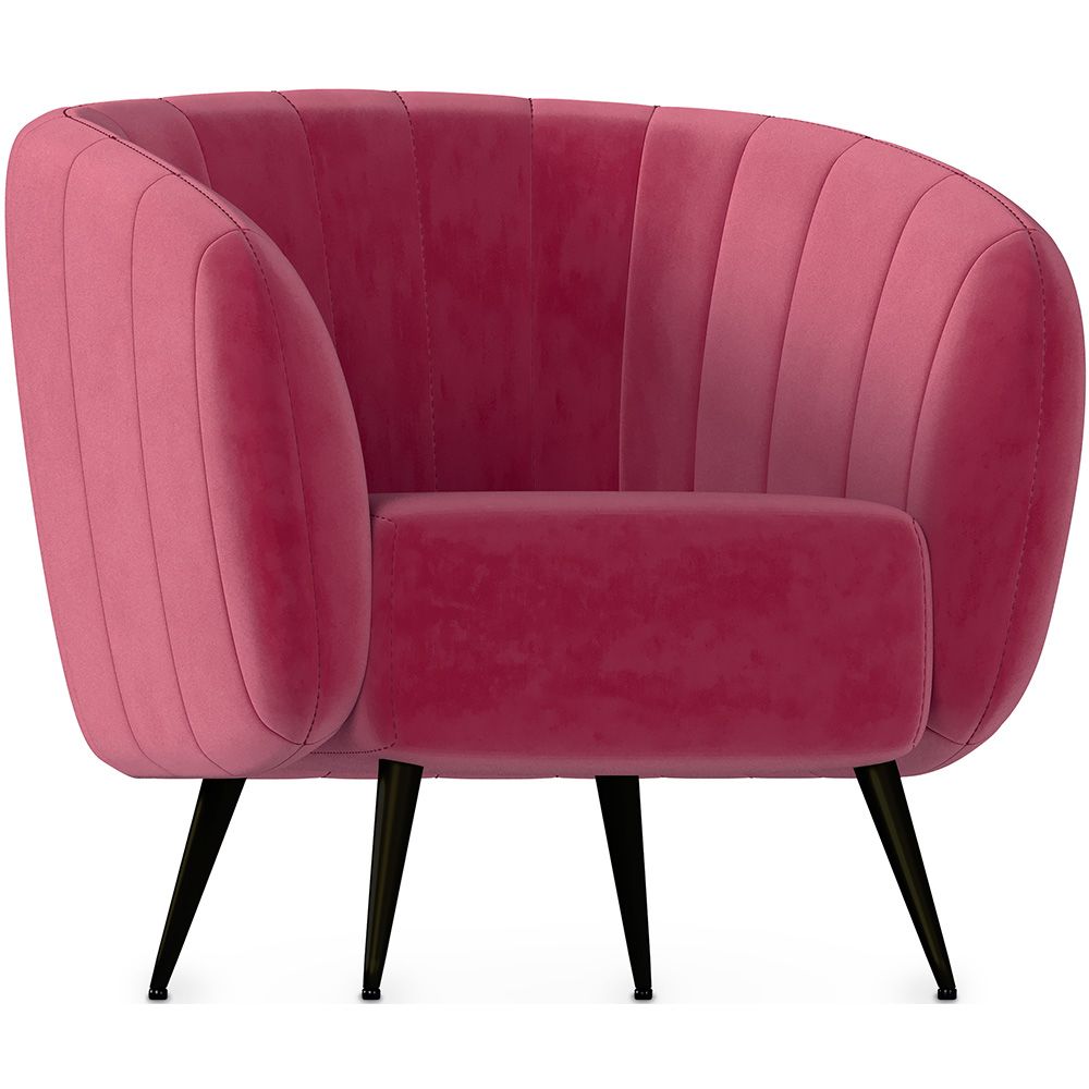 Fauteuil met armleggers - Bekleed met fluweel - Nuba image 8