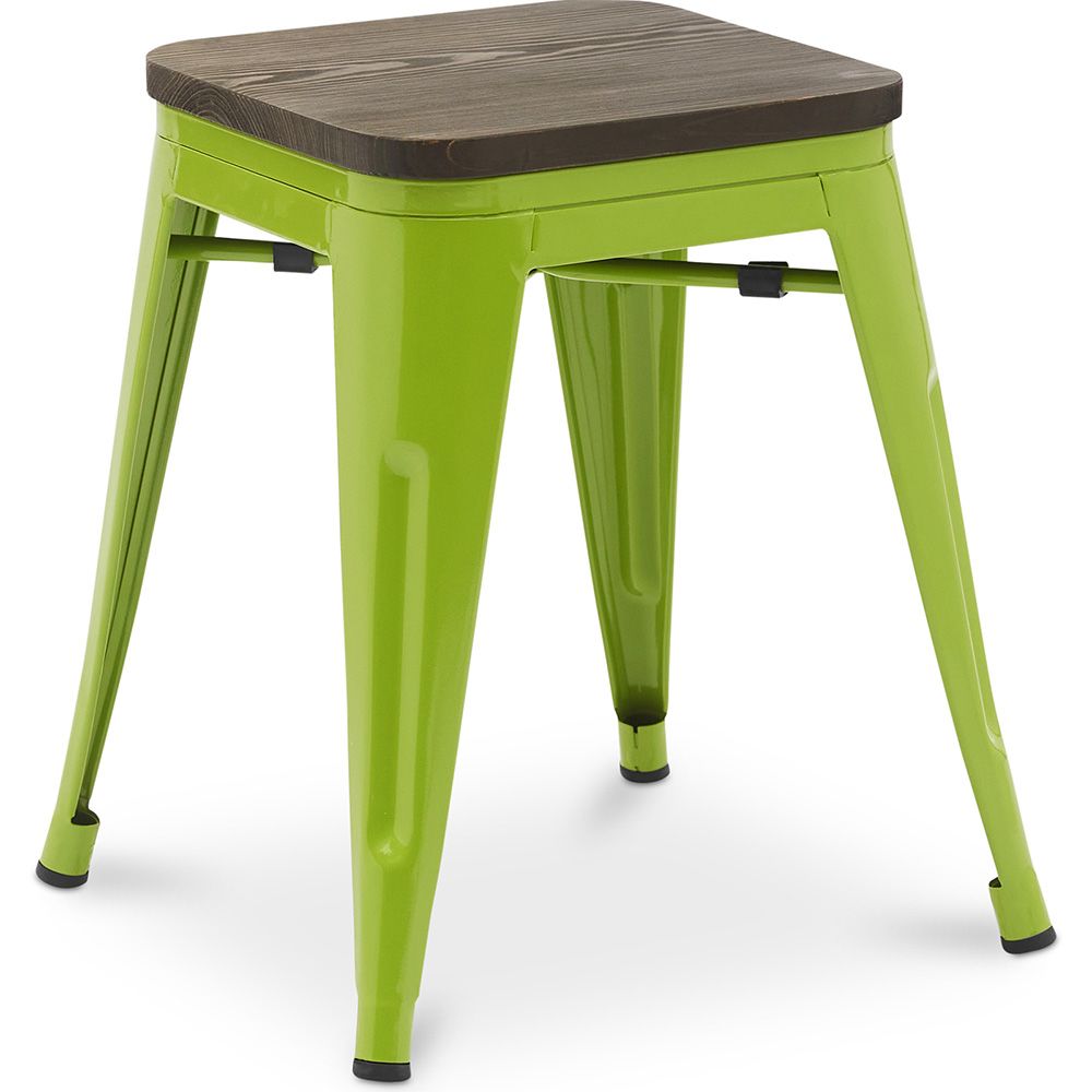 Barkruk industrieel ontwerp - hout & staal - 45 cm - Nieuwe editie - Stylix image 8