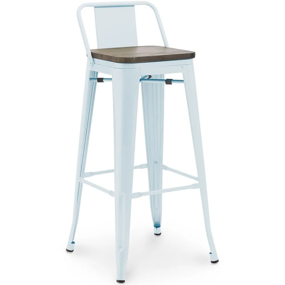 Barkruk - Industrieel Ontwerp - Hout & Staal - 76cm - Stylix image 8
