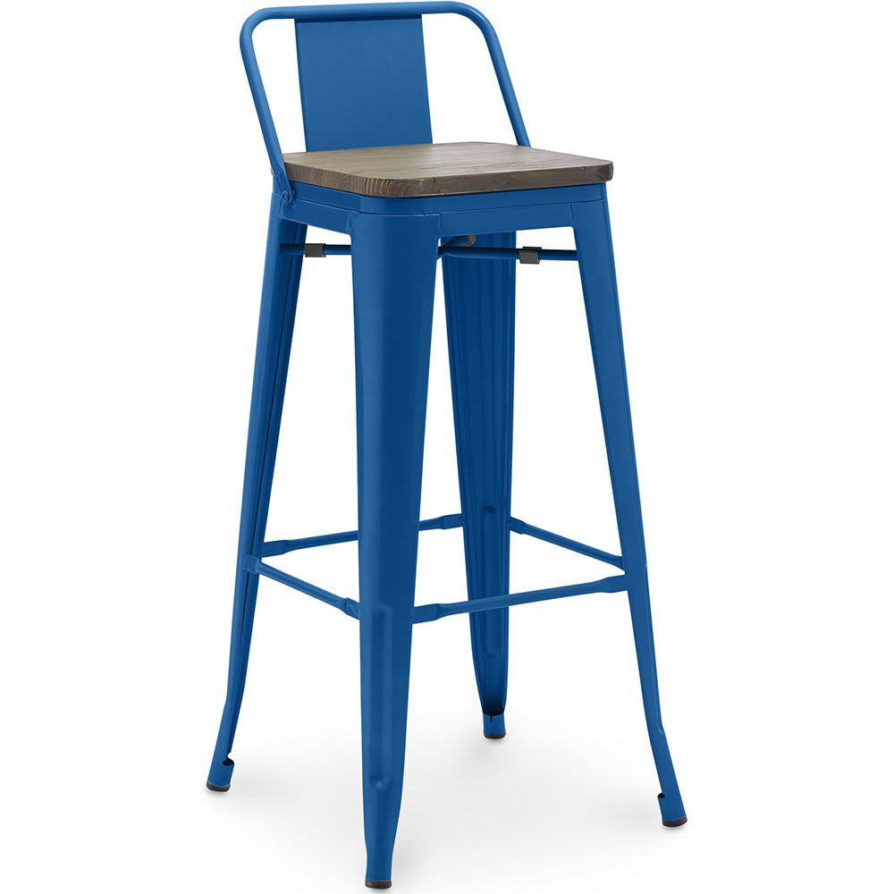 Barkruk - Industrieel Ontwerp - Hout & Staal - 76cm - Stylix image 8