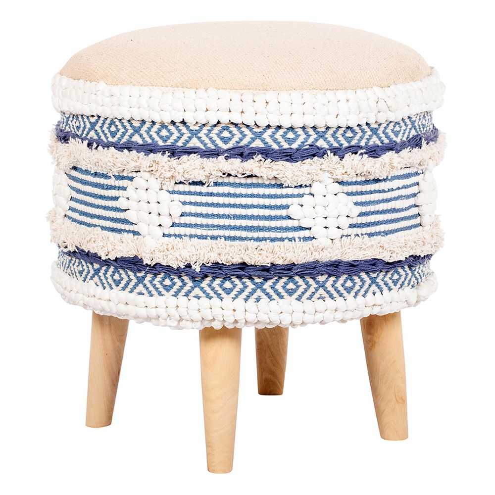 Ronde Poef Poef Kruk - Boho Bali Stijl - Josephine image 8