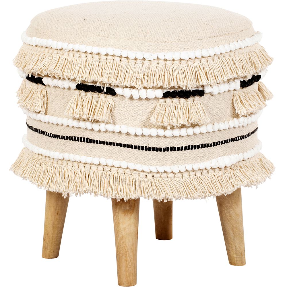 Ronde Poef Kruk - Boho Bali Stijl - Juliet image 8