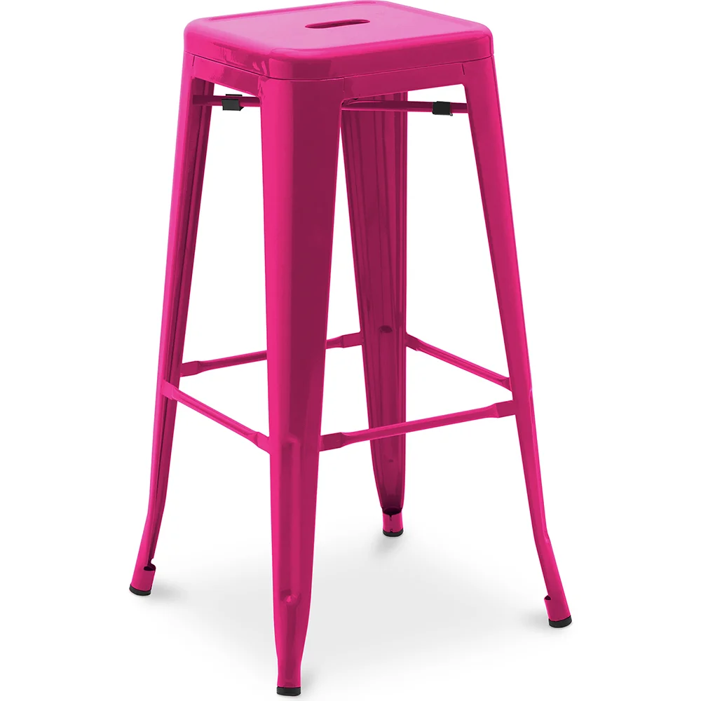 Barkruk – Industrieel Stijl – Staal – 76 cm – Stylix image 8