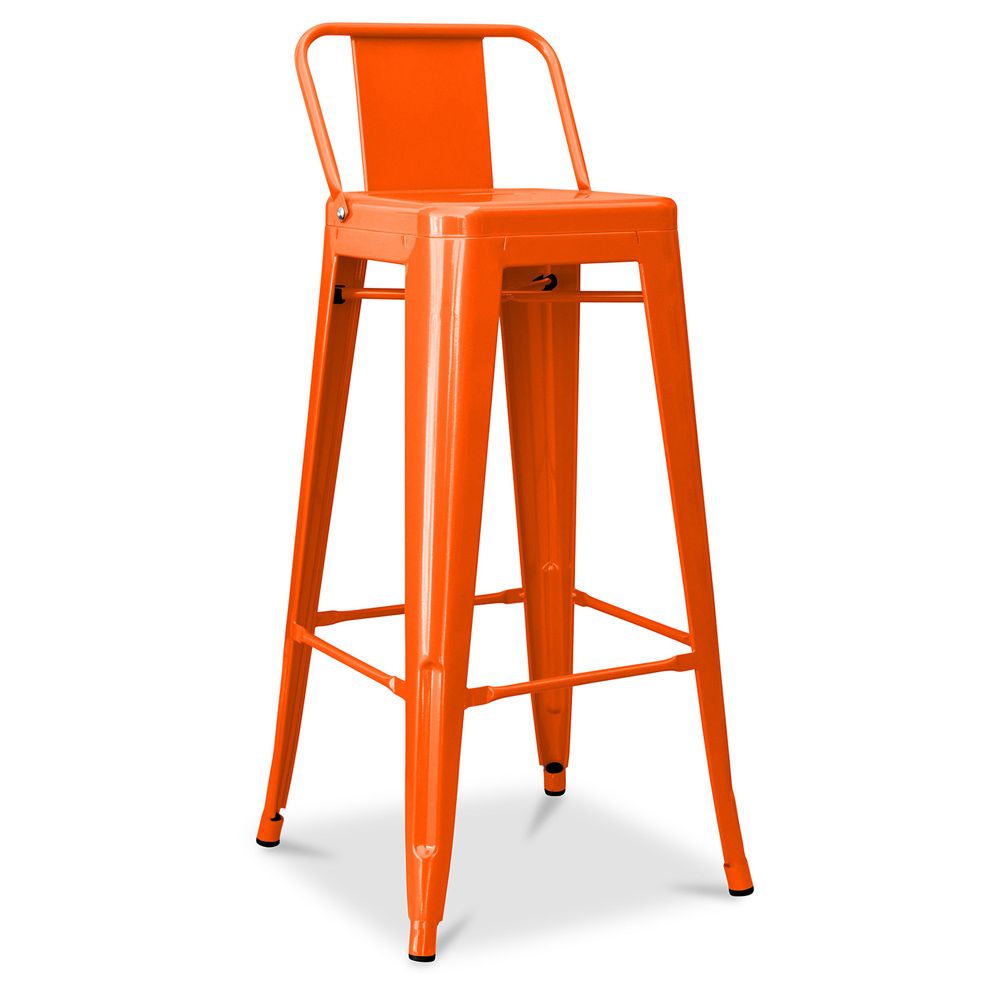 Barkruk met rugleuning - Industrieel ontwerp - 76cm - New Edition - Stylix image 8