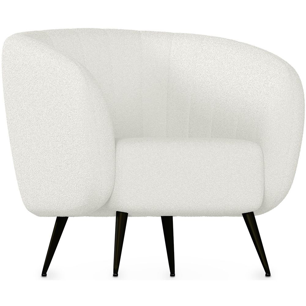 Fauteuil met armleggers - Bekleed met Bouclé stof - Nuba image 8