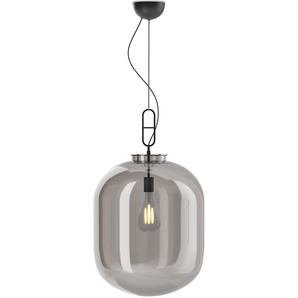 Kristallen Plafondlamp - Design Hanglamp - Medium - Grau image 8