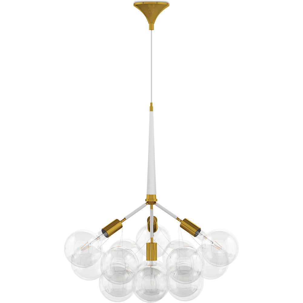 Plafondlamp Kristallen Bollen - Design Hanglamp - 12 Bollen - Glaub image 8