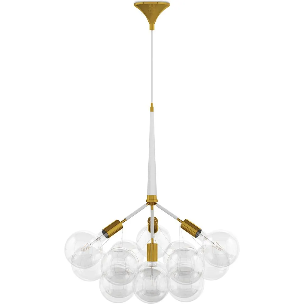 Plafondlamp Kristallen Bollen - Design Hanglamp - 12 Bollen - Glaub image 8