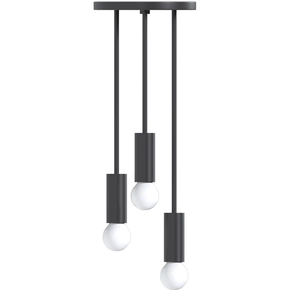Designer Plafondlamp - Hanglamp - 3 armen - Troy image 8