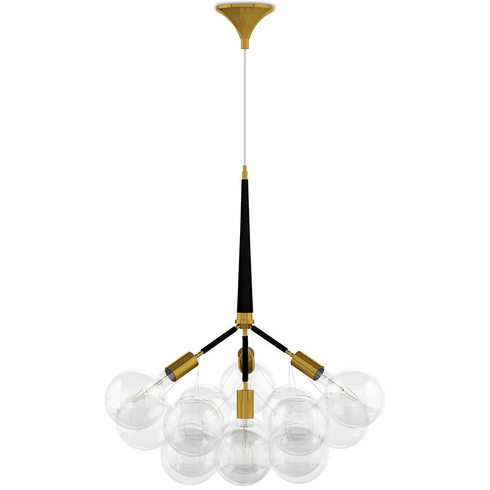 Plafondlamp Kristallen Bollen - Design Hanglamp - 12 Bollen - Glaub image 8