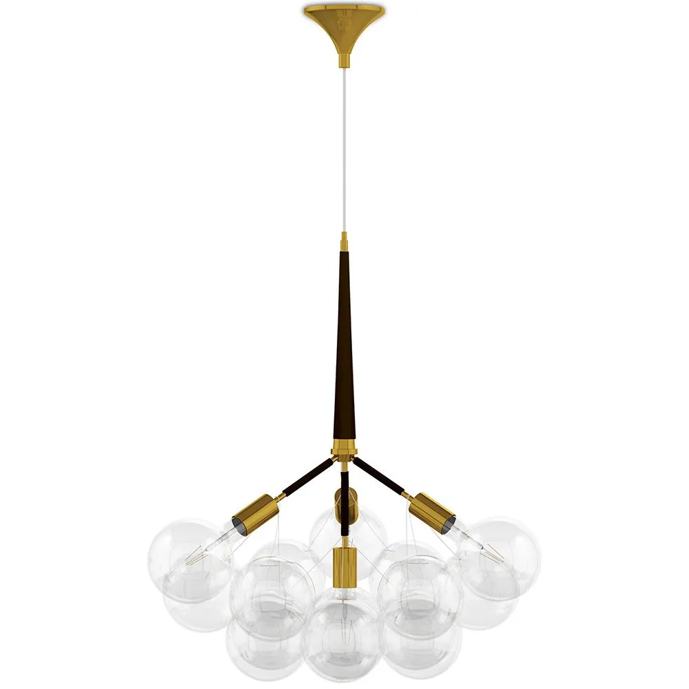 Plafondlamp Kristallen Bollen - Design Hanglamp - 12 Bollen - Glaub image 8