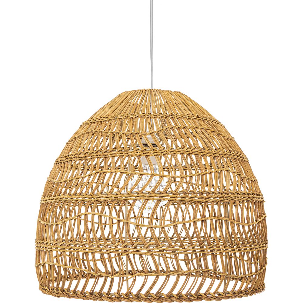 Rotan plafondlamp - Hanglamp Design Boho Bali - 60cm - Hoa image 8