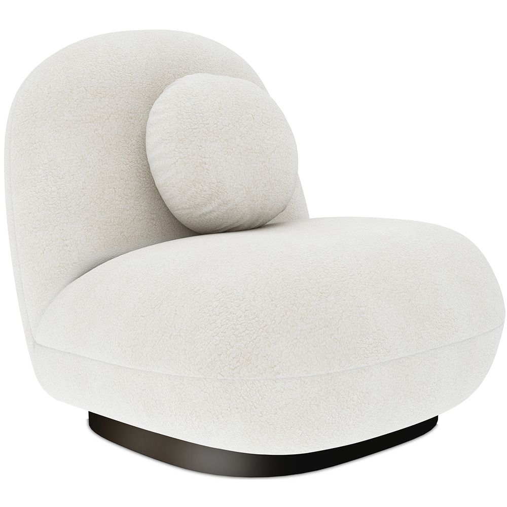 Bouclé stoffen fauteuil - Larry image 8