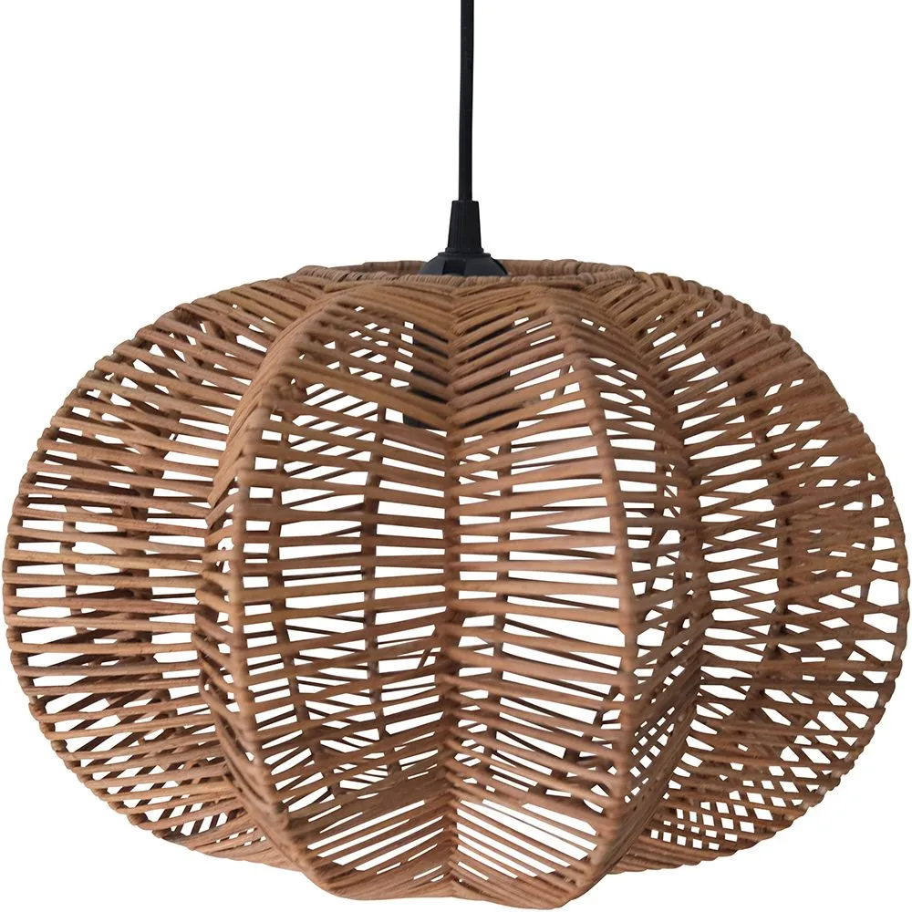 Rotan plafondlamp - Hanglamp Boho Bali Design - Pya image 8