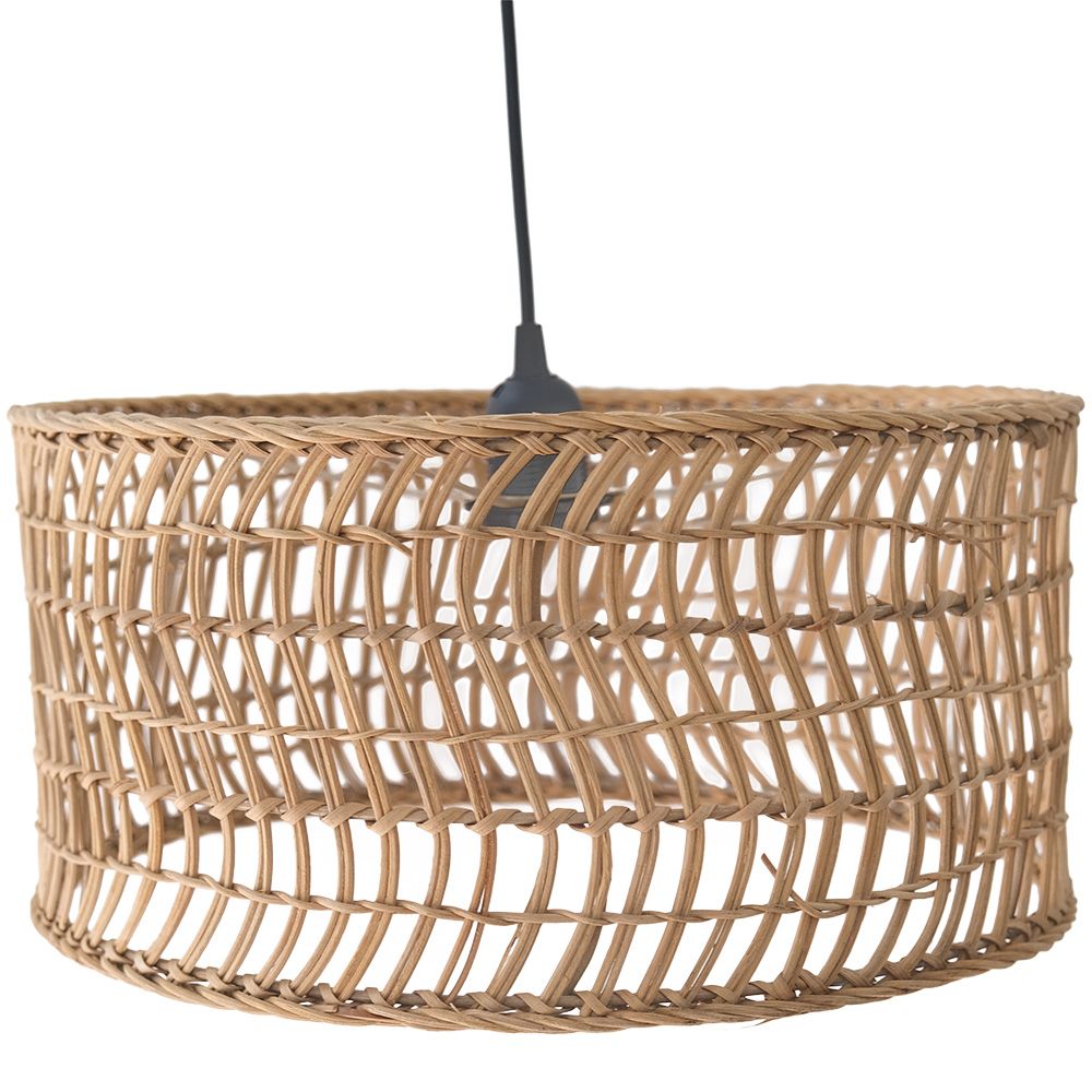 Rotan Plafondlamp - Hanglamp Design Boho Bali - Beri image 8
