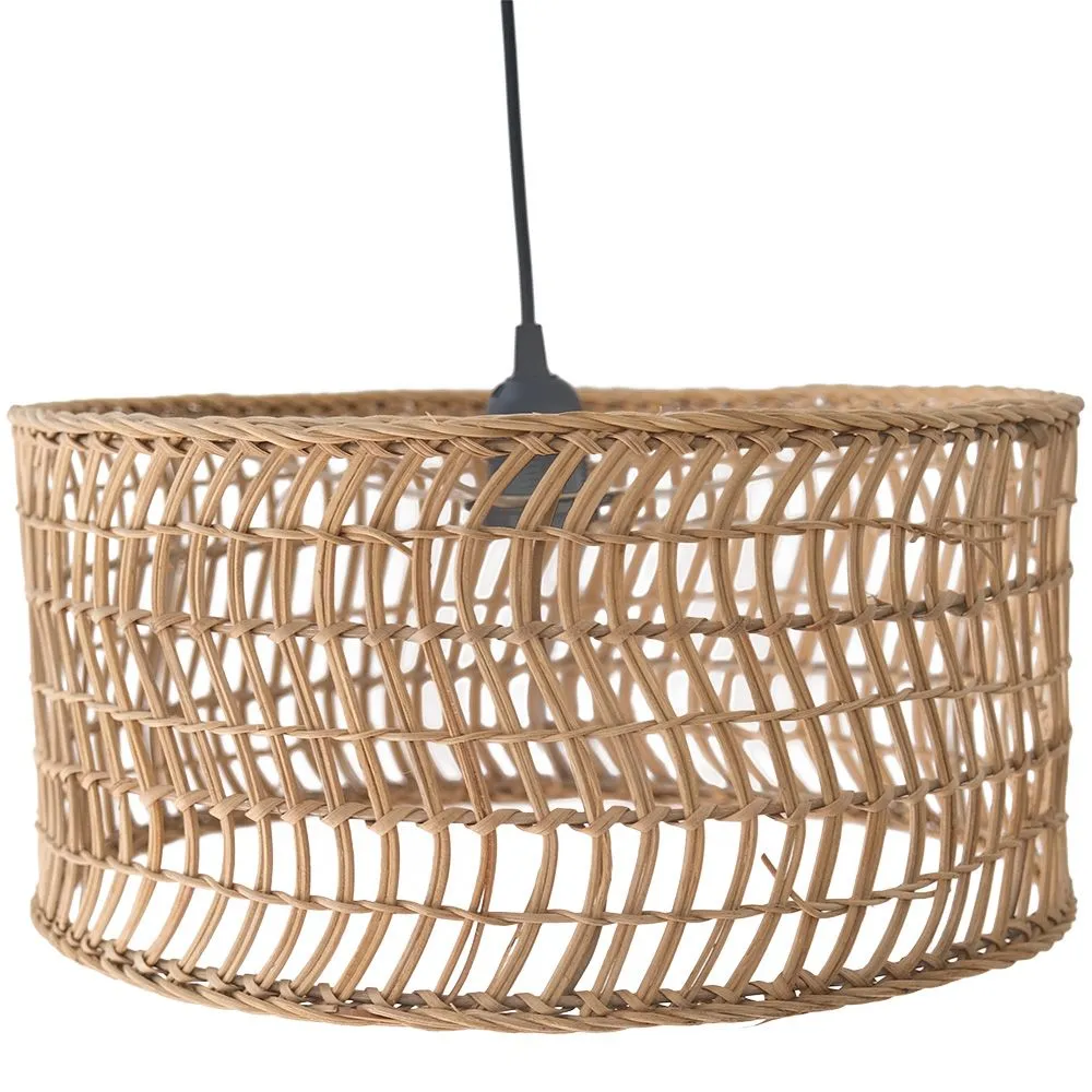 Rotan Plafondlamp - Hanglamp Design Boho Bali - Beri image 8