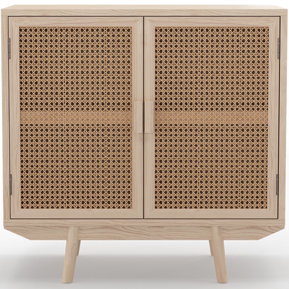 Naturel houten buffetkast - Boho Bali Design - 2 deuren - Treys image 8