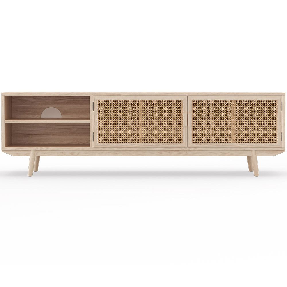 Houten TV-meubel - Natuurlijk Hout - Boho Bali Design - Treys image 8