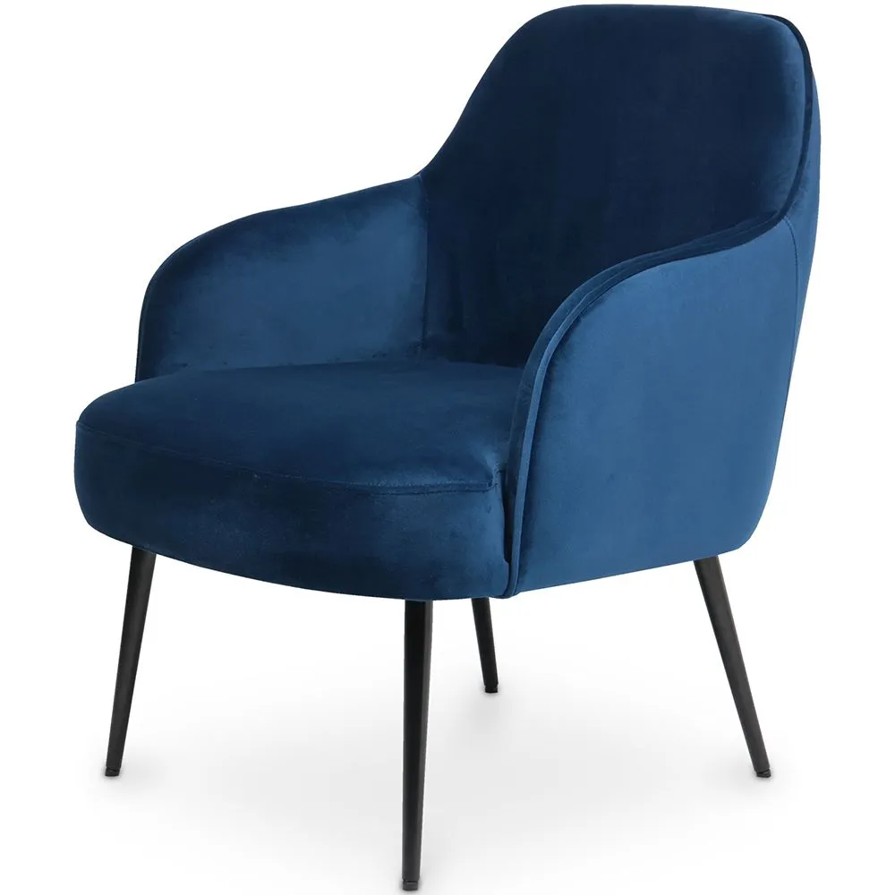 Fluwelen beklede fauteuil - Hyra image 8
